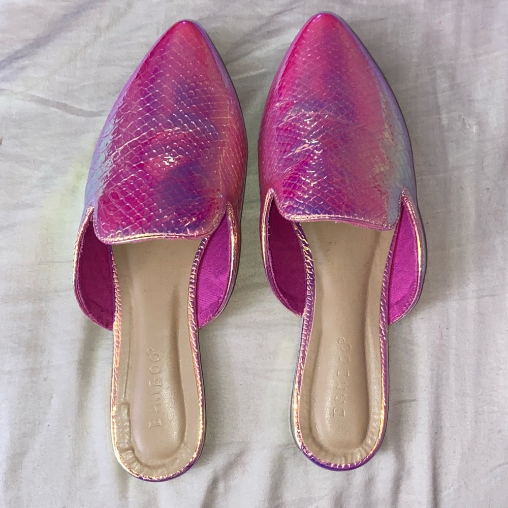 BAMBOO Iridescent Slip-Ons
